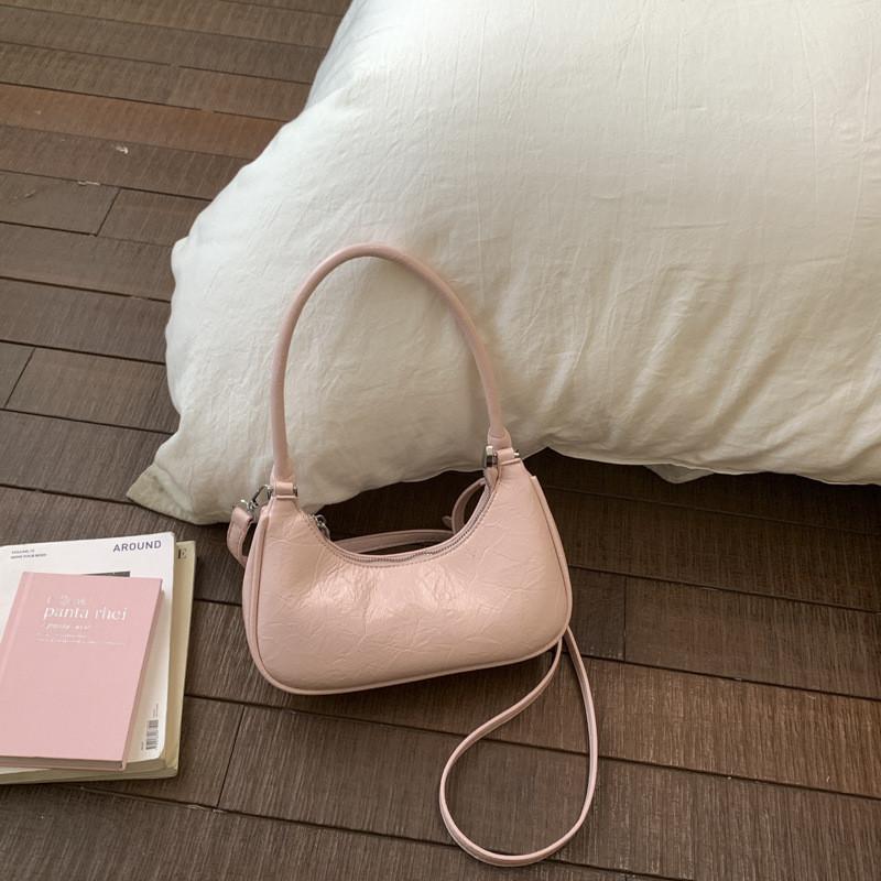 IELGY Retro Crescent Bag Spring Summer Dumpling Bag Commuter Shoulder Crossbody