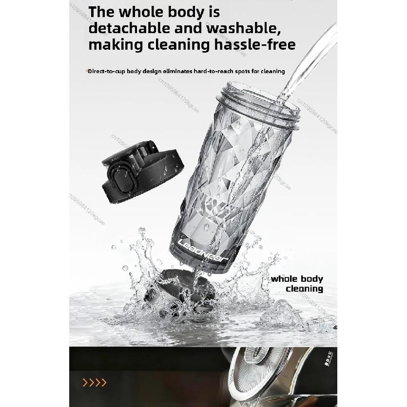 700ML Electric Blender Cup Portable Blender Cup Milk Powder Protein Powder Blender Automatic Shaker Cup Travel Outdoor Sport Gym