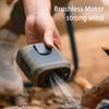 8000mAh Rechargeable Wearable Plastic Personal Cooling Fan 3 Speed Quiet Brushless Motor Hands-free Belt Outdoor Work Camping