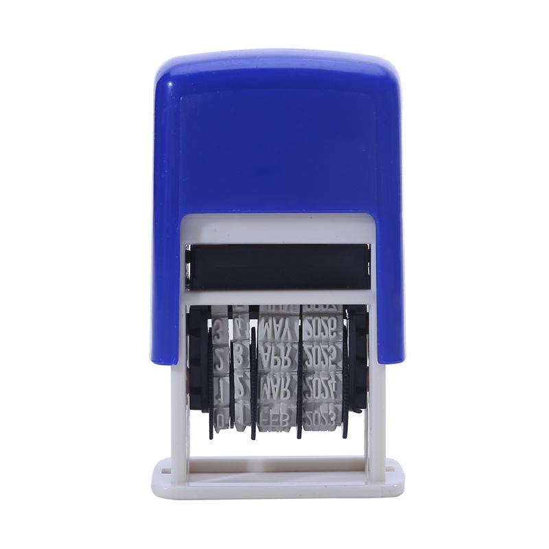 Штамп-дата для планировщика Ручка для DIY Штампы-даты для учета Набор для штамповки Глина Мини-штампы Для офиса Школьные принадлежности Тиснение Без чернил