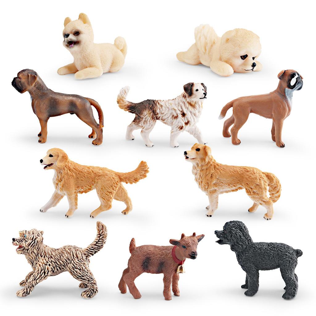 Модель ПВХ собаки боксер для детей, развивающая игрушка для коллекционеров, фигурка животного