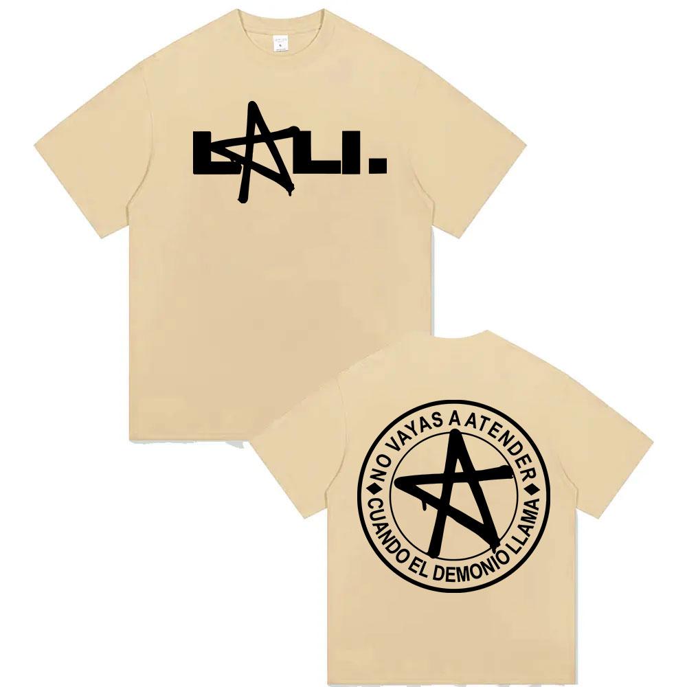 Singer Lali Esposito Tour 2025 Summer Logo Merch 100 Pure Cotton Printed Tshirt Men Women Retro Oversized Hip Hop Clothing