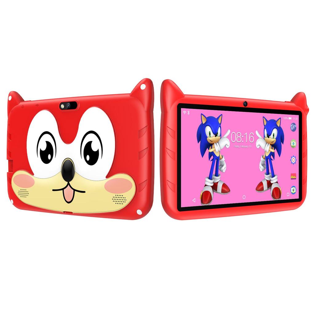 BDF 7-дюймовый детский планшет Android13 Tab 4 ГБ+64 ГБ WiFi и Bluetooth и 4000 мАч