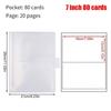 1Pcs New Collect Book Photo Album 80/160 Slots PVC Picture Card Holder Transparent 3/4/5/6/7 Inch Photocard Holder Idol Star