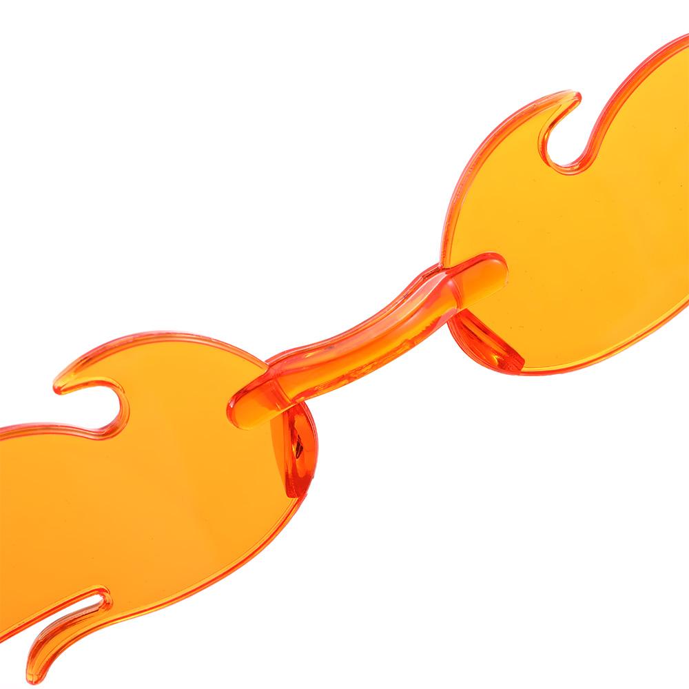 Novelty Eyewear Cosplay Party Flame Shaped Flame Sunglasses Sun Glasses Sunglasses for Women