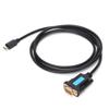 Адаптер USB-RS232, преобразователь TypeC-DB9, последовательный кабель для сканера, модема, принтера, ПК