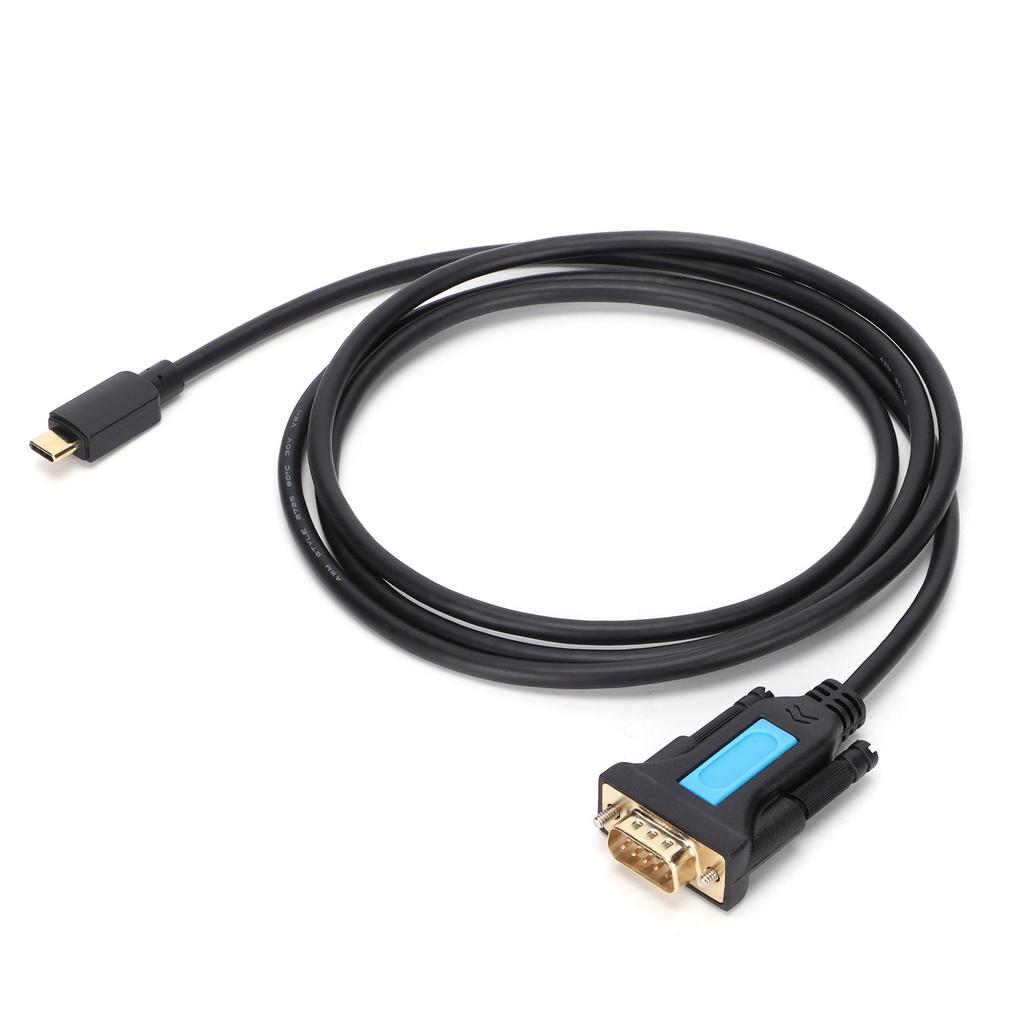 Адаптер USB-RS232, преобразователь TypeC-DB9, последовательный кабель для сканера, модема, принтера, ПК