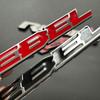 AAYL1 3D Metal Car Styling Body Side Rear Trunk Sticker REBEL Badge Emblem For RAM 1500 2500 Personalized replacement Accessories