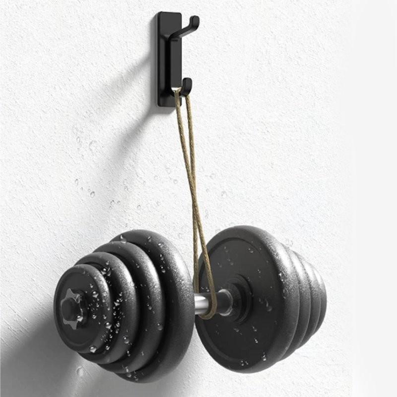 Durable Stainless Steel Clothes Hook Set With High Low Dual Hooks For Versatile Use