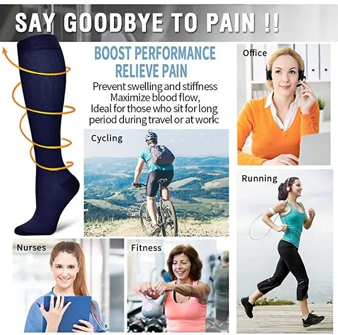 1 Pair Soild Color Compression Stockings Ankle Sock Black White Tube Socks Academic Style Lolita JK Girls Warm Knee Socks