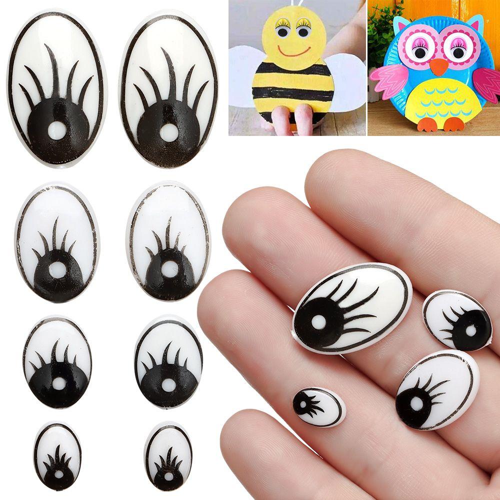 Stuffed Toys Parts Not Self-adhesive Creative Gift Doll Eyelash Eyes Dinosaur Eye Doll Accessories