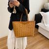 Повседневная дорожная ретро большая сумка женская новая всесезонная универсальная сумка-ведро плечевая сумка сумка-корзина для овощей