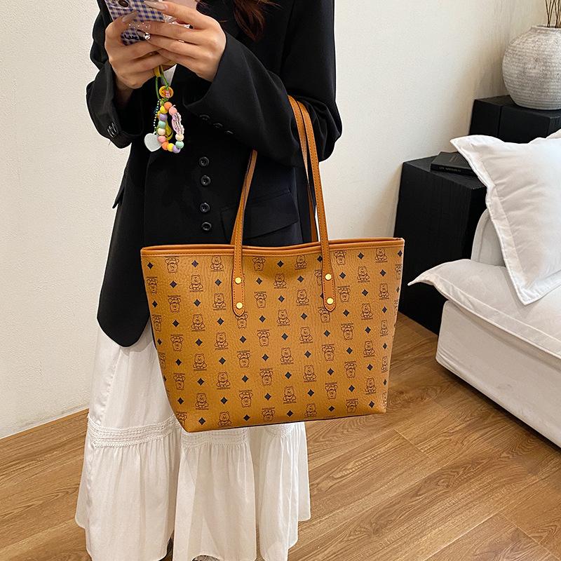 Повседневная дорожная ретро большая сумка женская новая всесезонная универсальная сумка-ведро плечевая сумка сумка-корзина для овощей