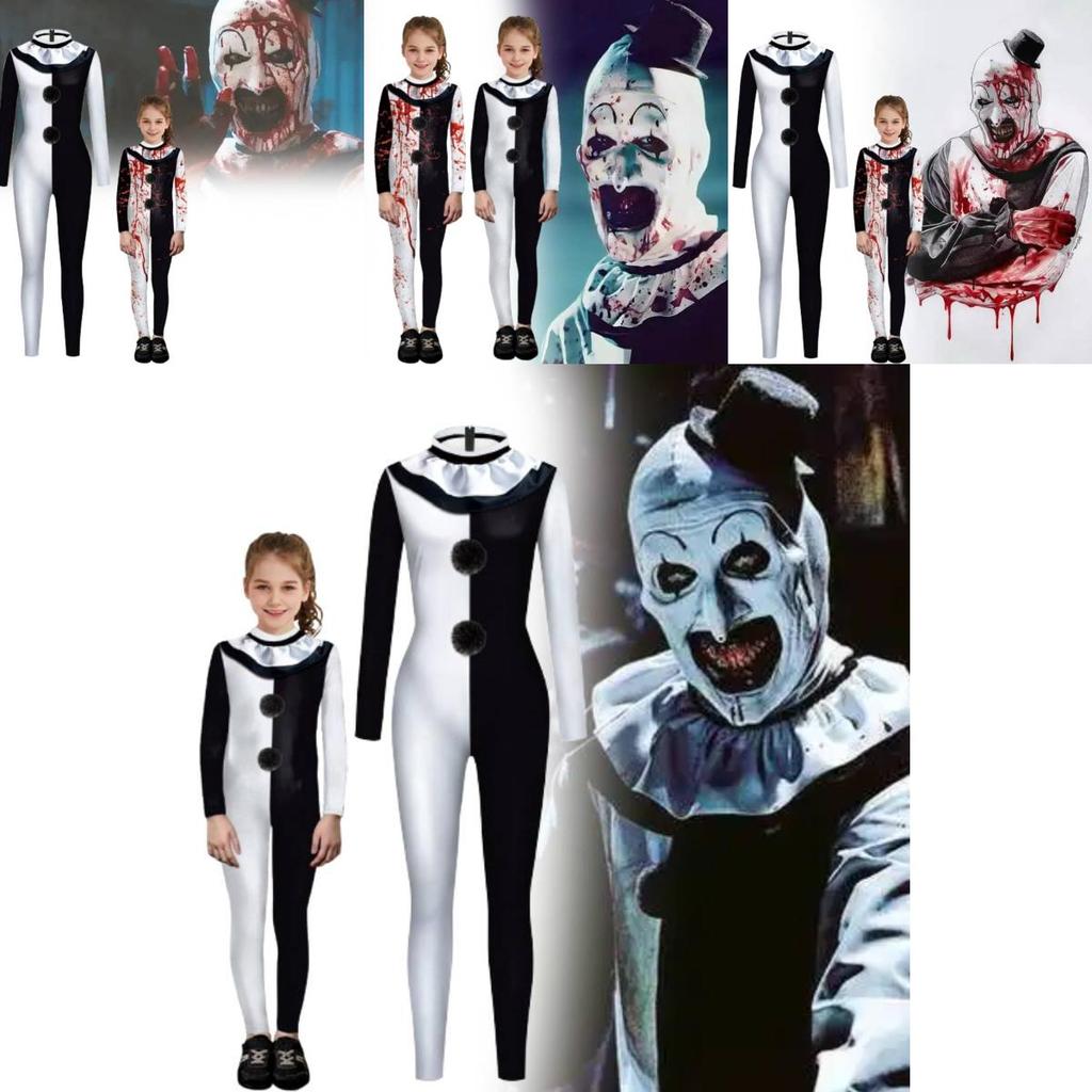 Unique And Comfortable Clown Character Costume For Halloween And Christmas Events