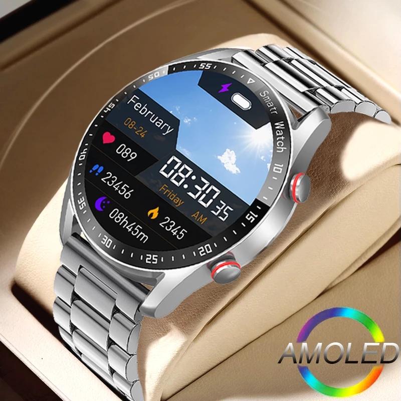 ECG+PPG Bluetooth Call Smart Watch Men Laser Health Blood Pressure Fitness Sports Watches Man Sports Waterproof Smartwatch+Box
