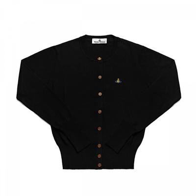 Vivienne WeStwood 1803002p Y001v N401 Bea Вышивка Логотипа Orb Кашемировый Женский Кардиган