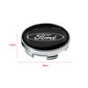 4pcs Car Wheel Center Hub Cap Logo Stickers Rim Cover Emblem Decal For Ford Focus Mondeo Kuga Fiesta MK7 Escort Explorer Edge 2 4 MK2 MK4