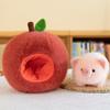 Модная плюшевая игрушка-кукла Свинка Apple, милая кукла-свинка, съемная кукла-подушка, кукла-подарок, кукла-захватчик