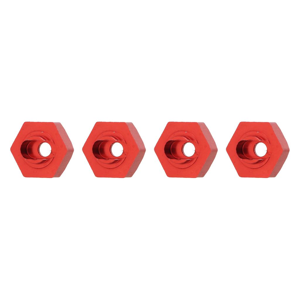 4PCS Wheel Hex Hub Adapter Aluminum Alloy Wheel Hex Coupler for LaTrax Teton 1Celsius18 RC Truck