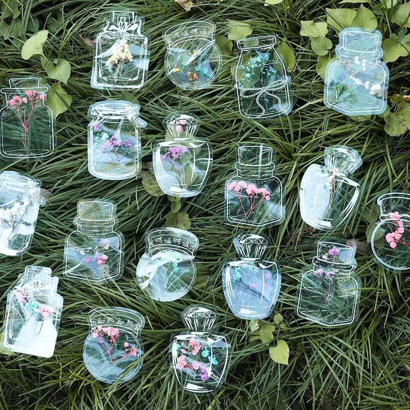 Handmade Transparent Dried Flower Bookmark Kit - Spring Collection for Students