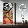 Забавный чехол для телефона с животным C-Кот для iPhone 17, 16, 15, 14, 13, 12, 11 Plus, Pro, магнитный с беспроводной зарядкой Magsafe