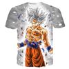 3D Printed Dragon Ball T Shirt Tops Tee Anime Figures Son Goku Super Saiyan Men's T-shirt T-shirts Clothes Summer Short Sleeve