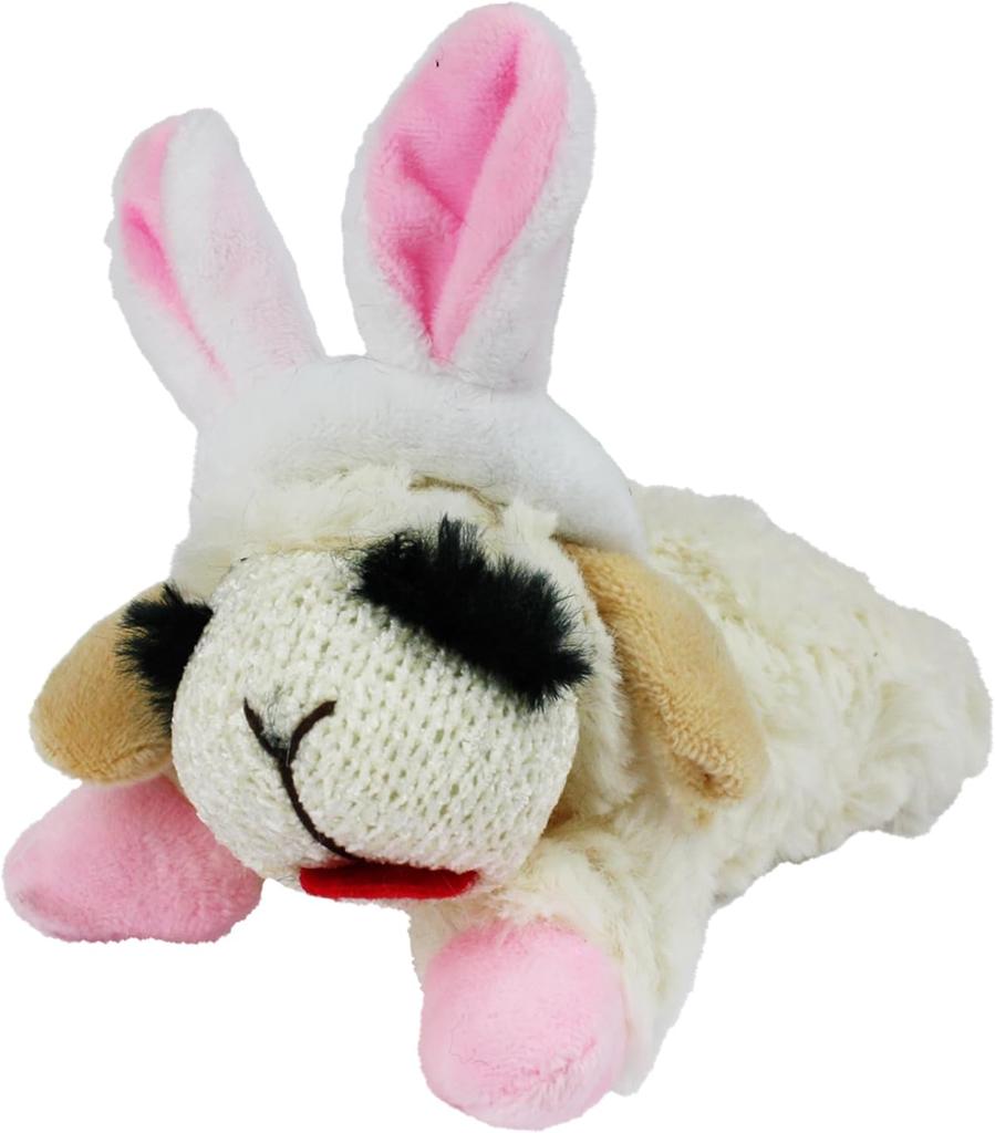 Dog Plush Toy - Squeaky Toy for All Dogs - Extra Soft Plush - Stuffed Animal Dog Toy for Cuddling & Playing - Cute Pet Toy (6", Cream)