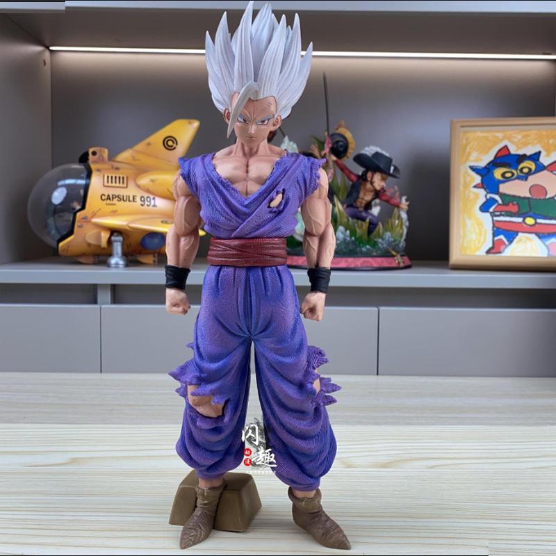 Фигурки Dragon Ball Z Сон Гохан 33см Аниме Фигурка Зверь Гохан GK Статуя ПВХ Модель Кукла Набор Декор для стола Игрушки Подарки