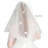 Elegant Bowknot Tulle Veil For Weddings Short Bridal Headwear With Comb Bride Accessory For Special Occasion