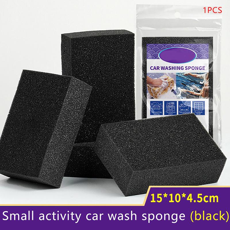 Car-Washing Sponge Black Car Wash Sponge Glass Washing Cleaner Foam Clean Tool