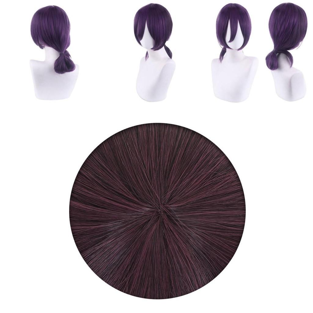 Chainsaw Man Reze Cosplay Wig Horsetail Halloween Party Role Play Props 130 Degrees Heat Resistant
