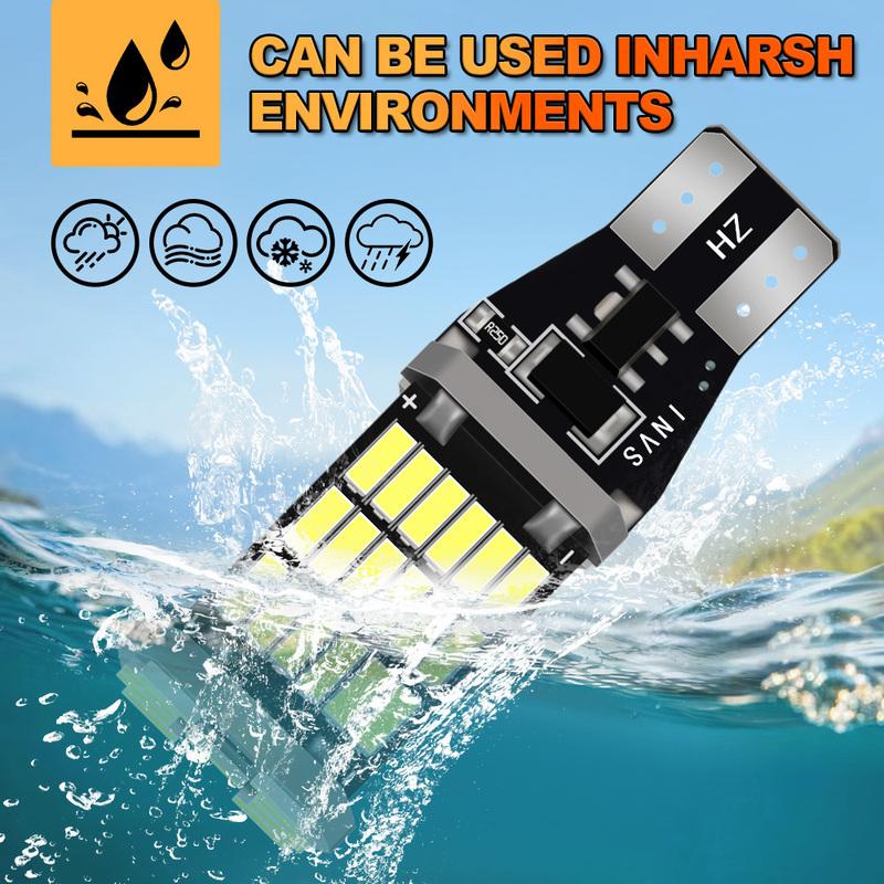 2PCS T15 W16W Car LED Reverse Light 6000K White CSP Chips For KIA CEED JD CD 2013-2016 2017 2018 2019 2020 2021 2022 Car Light
