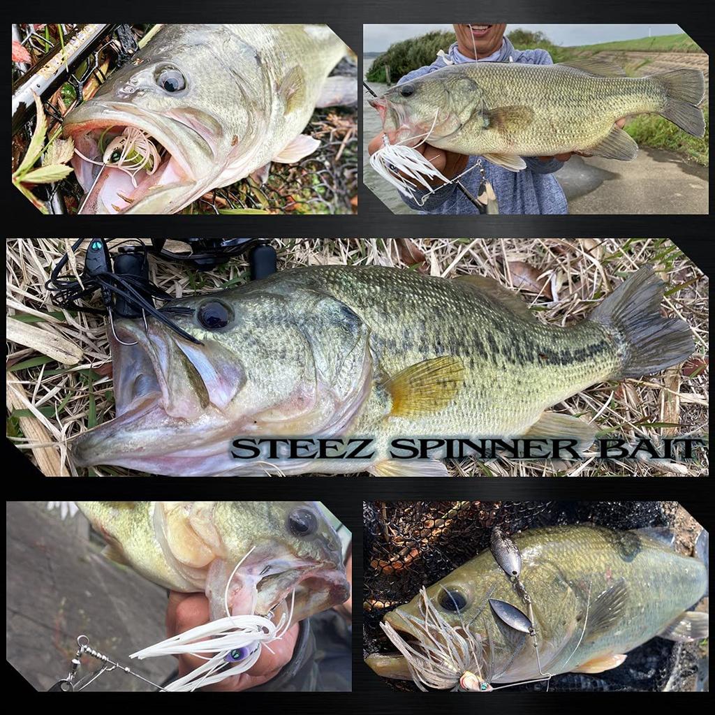 Daiwa Steez Spinnerbait Buzzbait TW Silver White 1/2oz