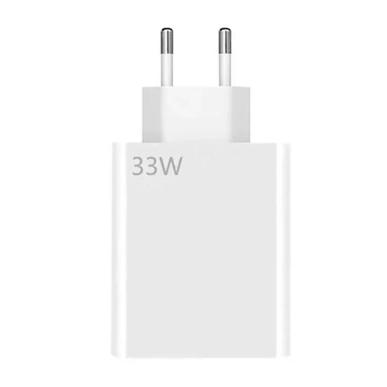 Yousheng 33 Вт Быстрое настенное зарядное устройство QC3.0 с USB-C кабелем 6 А Зарядное устройство для нескольких устройств Совместимо с для Redmi K30 K40 Smart IC и Защитой от перегрева USB