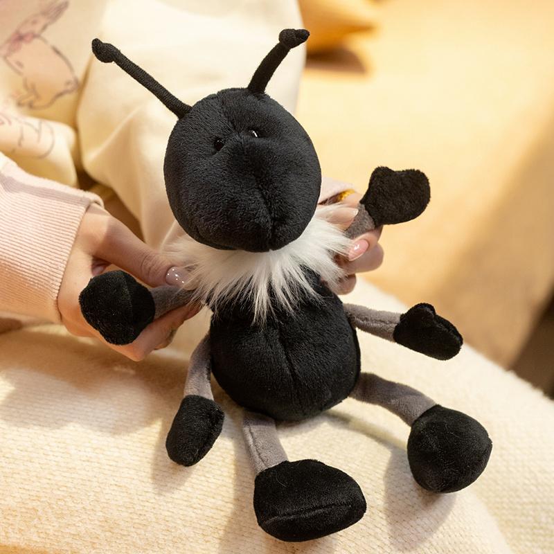 1Pc 30Cm Kawaii Black Ant Plush Dolls Lovely Ants Toy Figure Dolls Good Filling Nice Decor Birthday Christmas Gift