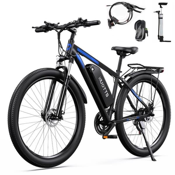 DUOTTS Электровелосипед C29 750 Вт, аккумулятор 48 В 15 Ач, запас хода 60 км, Shimano 7 скоростей, городской электровелосипед для взрослых