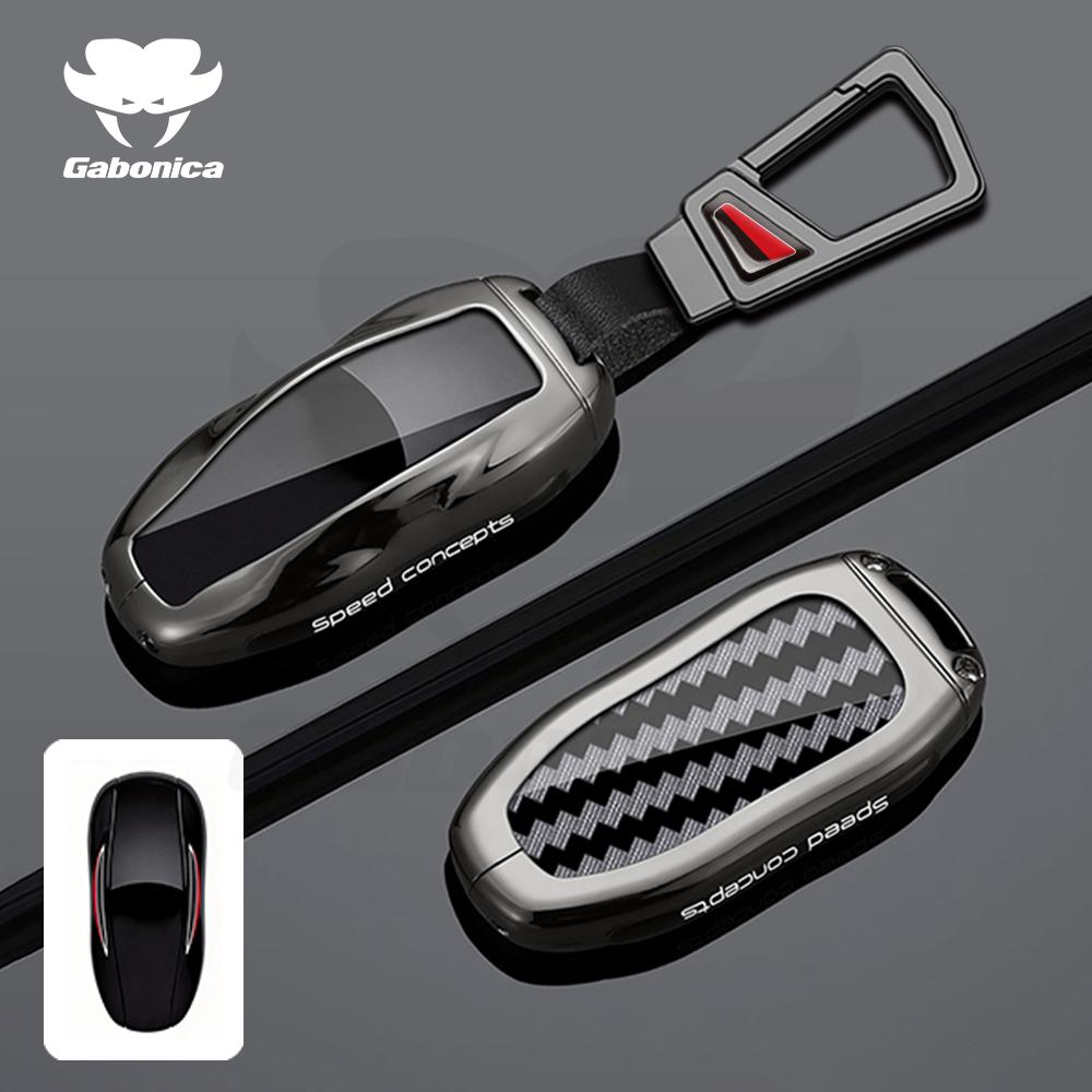 Новый чехол-держатель для брелока автомобиля Shell Holder для Tesla Model S Model 3 Model X из цинкового сплава, крышка для умного ключа, аксессуары-брелок