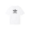 adidas Мужские футболки с трилистником и принтом логотипа Originals B+F, белые GN3453