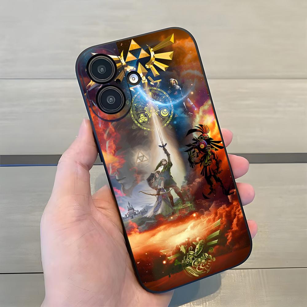 Чехол для телефона Game-L-Legends-Of-Z-Zeldas Для iPhone 17 Pro Max 15 16 Pro 14 Plus 13 11 12 Xr X Xs 7 8 SE Plus Задняя крышка