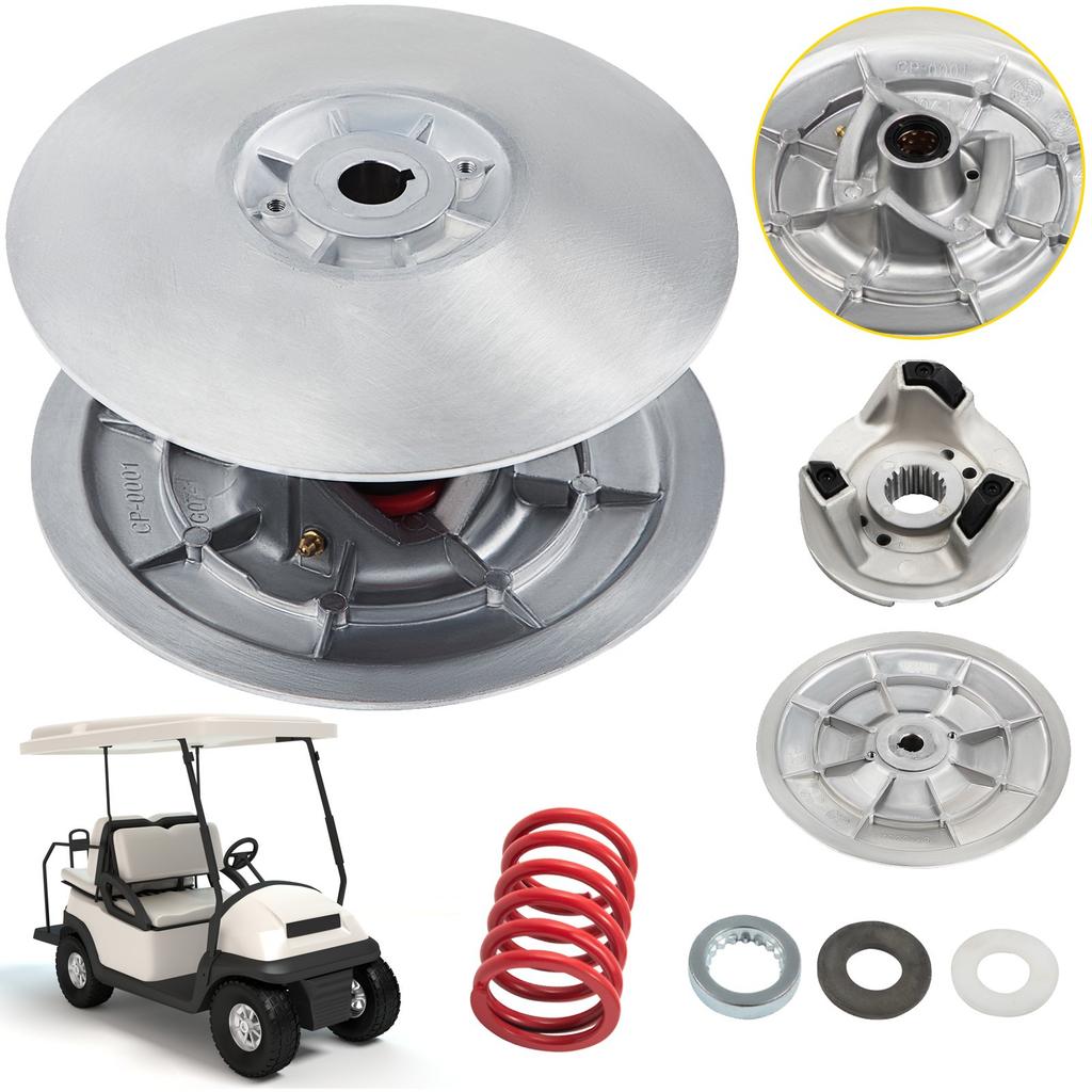 VEVOR Golf Cart Secondary Driven Power Clutch Kit Metal Surface Drive Clutch 1985-2007 Driven Clutch Kit Compatible with Yamaha Low End G2-G28 Golf