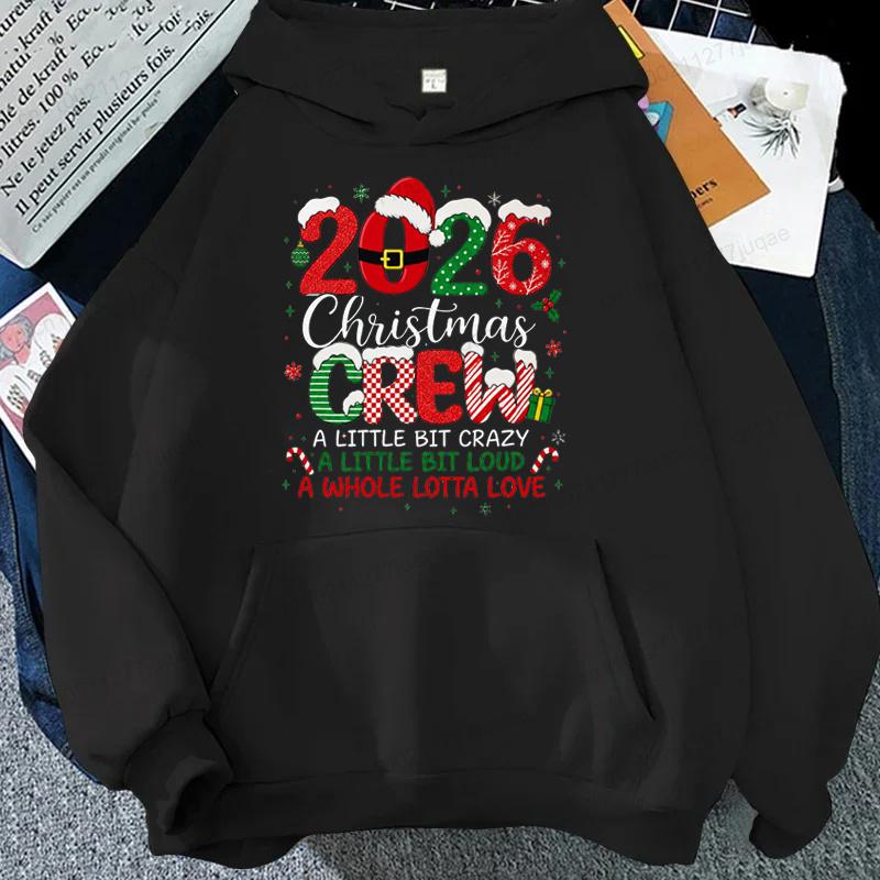 2026 Autumn/Winter New Style Men's Hoodie with Santa Claus Hat Pattern - Street Style Hoodie Suitable for Holiday Outings