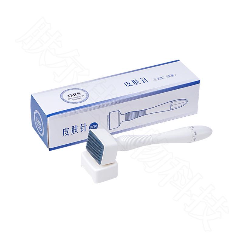 Регулируемый мезороллер для красоты и роста волос - Штамп DRS140A, локальное увлажнение, настройка длины игл, рост волос - Модель 120A