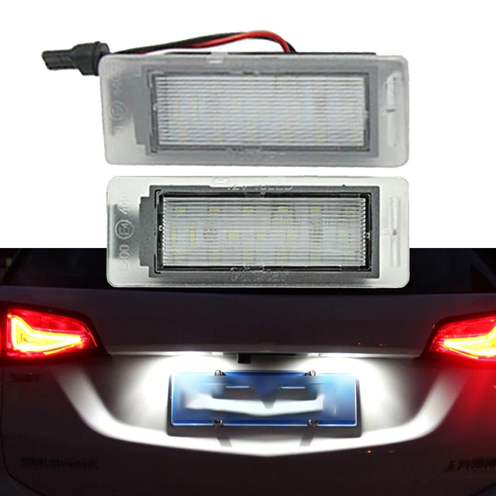 Светодиодный светильник для Chevrolet Cruze Camaro, 2 шт., для Buick Encore LaCrosse, для Cadillac ATS CTS ELR, для GMC Acadia, светильник для номерного знака