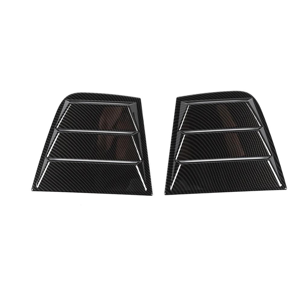 For Dodge Charger 2011 2012 - Rear Window Louver Shutter Cover Side Vent Trim Windshield Decoration Cover Car Accessories