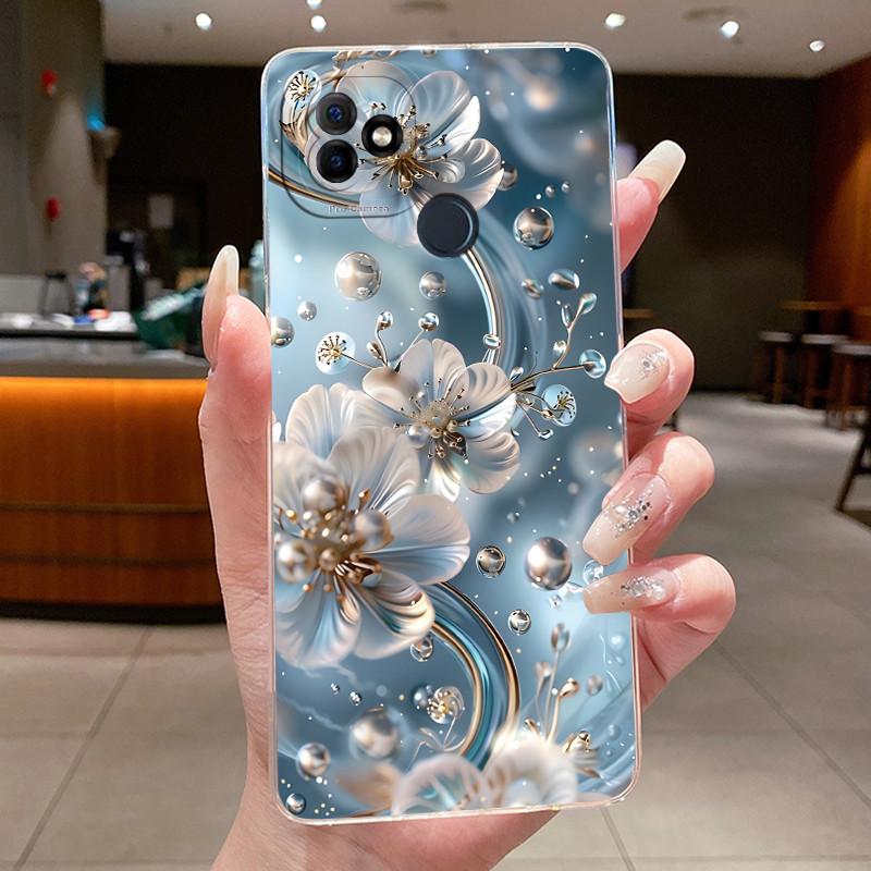 Для ITEL Vision1 Plus P36 Pro Чехол Прозрачный Роскошный Модный Бабочки Цветы Мягкий ТПУ Чехол Для ITEL Vision 1 Plus itelP36 Корпус
