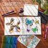 Shuttle Art Acrylic Marker Direct Ink Type Metallic Color Pens with Brush Paint Suitable for and Includes Storage Perfect for Art and 24-Color Set