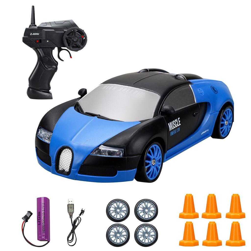 Маленький автомобиль с дистанционным управлением Drift, высокоскоростная детская игрушечная машинка с зарядкой