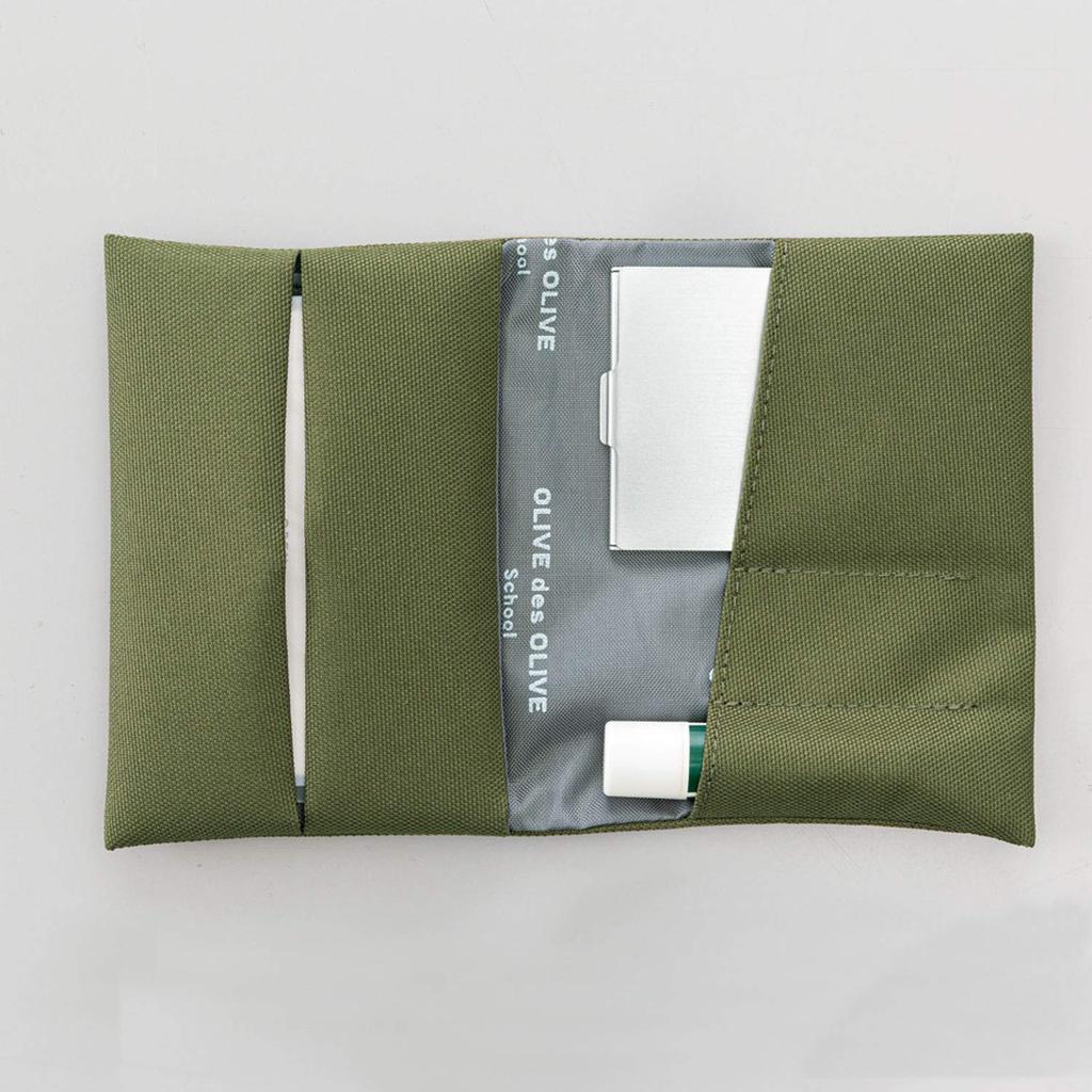 Des OLIVE Des OLIVE Collaboration with Ririka Tanabe Daypack with Lots of Pockets 30L for School Girls Black X Green [OLIVE School] [OLIVE School]