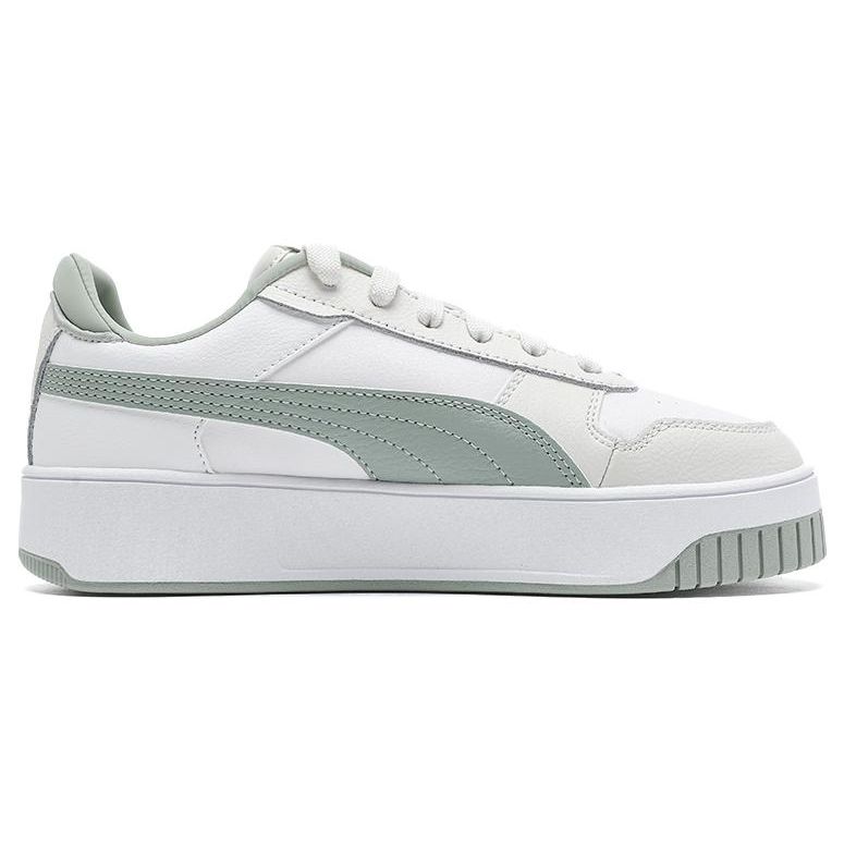 Puma Carina Street Trendy Comfortable Low-Top Sneakers Women Sneakers Light-Green 389390-11