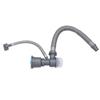 Kitchen Sink Hose Drain Kit Expandable Leakage Proof Sink Draining Pipe Kit for Single Kitchen Sink
